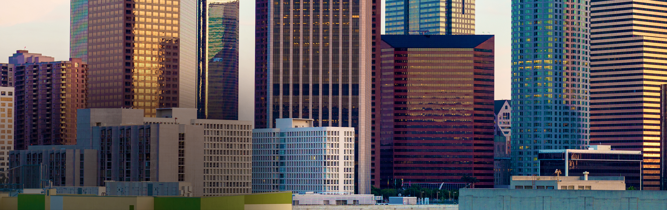 Shot of city skyline